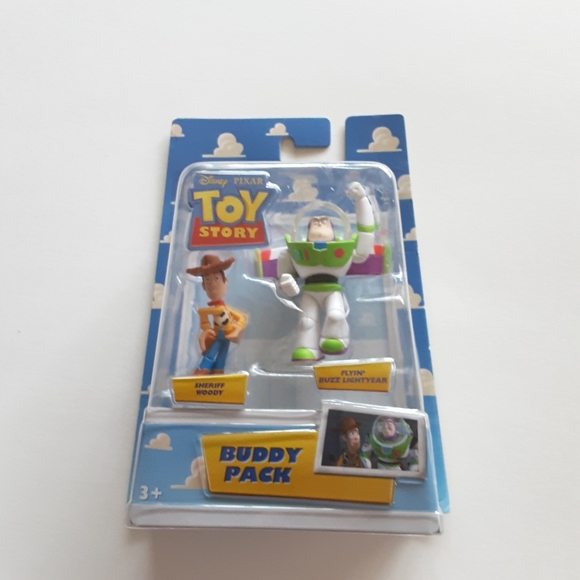 DISNEY TOY STORY SHERIFF WOODY FLYING' BUZZ LIGHTYEAR BUDDY PACK NEW - Picture 3 of 3